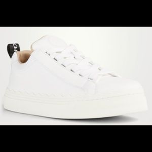 Chloé Lauren Leather Sneakers (size 39)